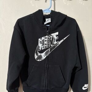 Nike Kids Black and Gray Hoodie